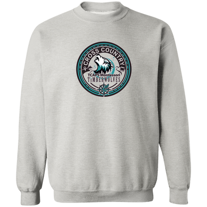 tcaps-montessori-cross-country-seal-gildan-crewneck-pullover-sweatshirt — Ash — Front — source sha256 29f91b91f523f89812fc7996b973f5fcb2dc25f3622262018a0c82d3cfeb1726 — Color position 2