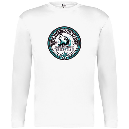 tcaps-montessori-cross-country-seal-c2-mens-performance-long-sleeve-tee — White — Front — source sha256 8badb6f2b561331debe4ed4c58b4ddbbc5ec06a84f1046cfbf92d58ac06c5dd9 — Color position 4