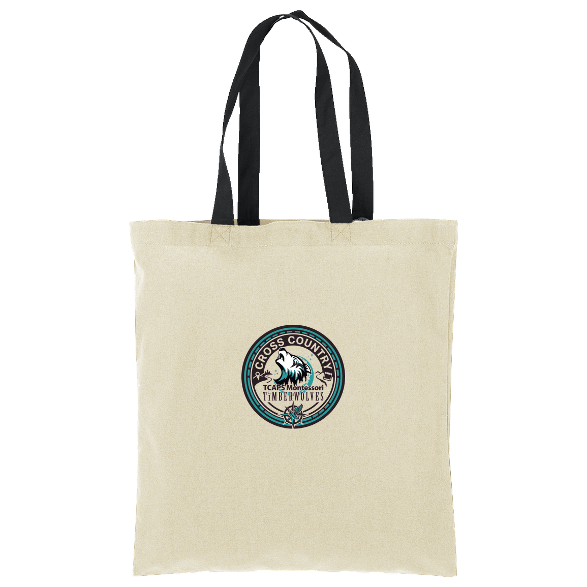 tcaps-montessori-cross-country-seal-port-authority-core-cotton-tote — Natural/Deep Black — Front — source sha256 cff2e683a356660522239e155af19ed8b3dcbf06d928fc26154eb62e11816a72 — Color position 3