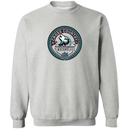 tcaps-montessori-cross-country-seal-gildan-crewneck-pullover-sweatshirt — Sport Grey — Front — source sha256 f60a8107e04e27c9e1c4b75b015ac3d83a6f6e52a73752603244a6945b710dd1 — Color position 1