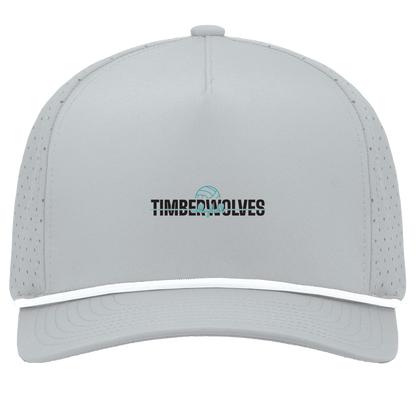 tcaps-montessori-dome-script-pacific-headwear-weekender-perforated-snapback-cap — Silver/White — Front — source sha256 33e3e959e521ad1b31b8ed3dbd56b2d77bfe741424ea77d8b2cf1ac8a9e9542c — Color position 5