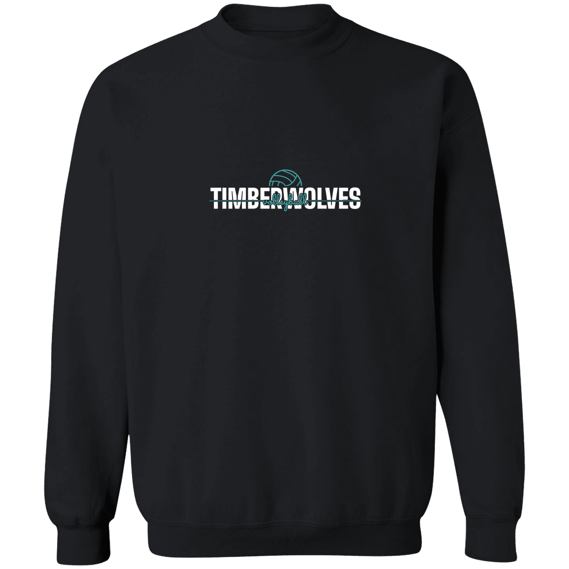 tcaps-montessori-dome-script-white-gildan-crewneck-pullover-sweatshirt — Black — Front — source sha256 41a749eef4b5f1495c5d631c6633162c0eafe845e604895366faad9b7b43422e — Color position 1