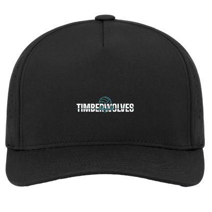 tcaps-montessori-dome-script-white-pacific-headwear-weekender-perforated-snapback-cap — Black — Front — source sha256 a02efe2e06ecec45fd810fe54103289980f9008701b60376d5ee7a52a8694223 — Color position 2