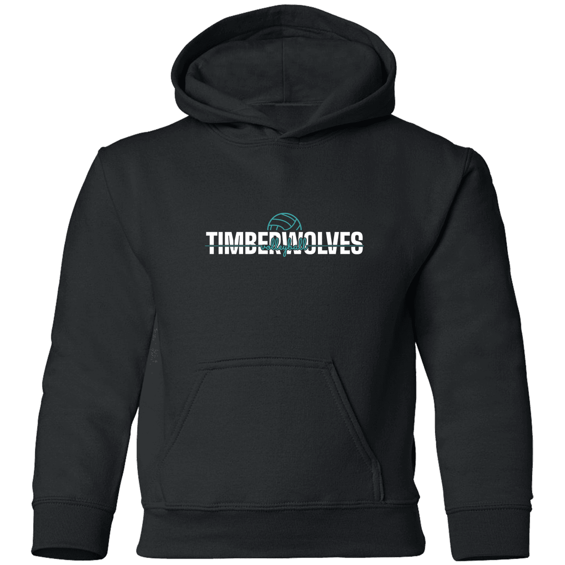 tcaps-montessori-dome-script-white-gildan-youth-pullover-hoodie — Black — Front — source sha256 c78528b4e31efef9f50075ccf6f6245d48267871a6786d7040d522f7b511c273 — Color position 1