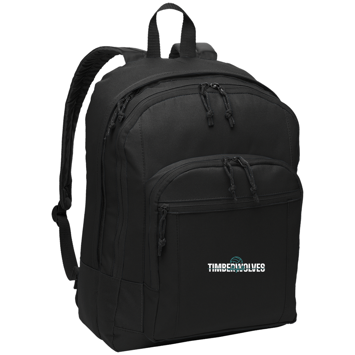 tcaps-montessori-dome-script-white-port-authority-basic-backpack — Black — Front — source sha256 feb910e5662343a8170fae2c79ad0dff9b82ed5a4a8abd05744a5d5f36bc7b42 — Color position 1