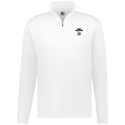 tcaps-montessori-echo-timberwolf-c2-mens-1-4-zip-pullover — White — Front — source sha256 0329ca0a7c42d4c011040267d3a4bfccc8e5f9abdf54d92cec86c108326daa6f — Color position 3