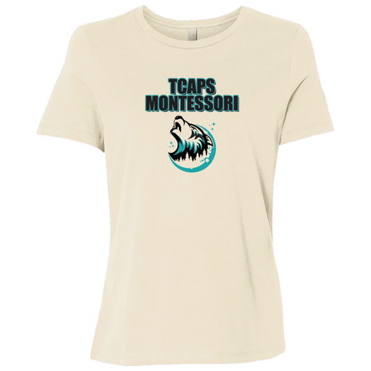 tcaps-montessori-echo-timberwolf-bella-canvas-ladies-relaxed-jersey-short-sleeve-t-shirt — Natural — Front — source sha256 05c17a494c25a502461740539a5740c2e64801e0067c505d88a50d1e5bd9d142 — Color position 1