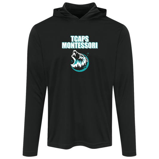 tcaps-montessori-echo-timberwolf-white-sport-tek-mens-competitor-hooded-tee — Black — Front — source sha256 2fb8fdc3f5f16f65f903fd98a6c9ff15f9b22a0acf6240e084bfb58f458d174f — Color position 1