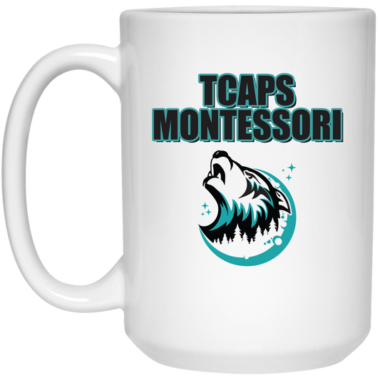 tcaps-montessori-echo-timberwolf-15oz-white-mug — White — Front — source sha256 37049bc0e099057064cb19428519e3d44280a462ed89ec01cecd563f4121e6e1 — Color position 1