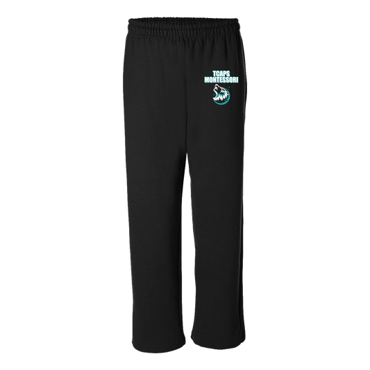 tcaps-montessori-echo-timberwolf-white-gildan-adult-heavy-blend-open-bottom-pant — Black — Front — source sha256 750e5451563a4dad9ba3179f4fdbbc431ff973408ef298bf8530ef017fb45432 — Color position 1