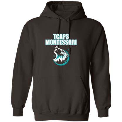 tcaps-montessori-echo-timberwolf-white-gildan-pullover-hoodie — Dark Chocolate — Front — source sha256 82495ccedf980601fa2e3715ba3df157fb31a41f59d2be7a091fb1dd1f93c19c — Color position 3
