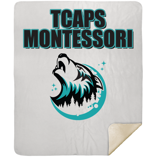 tcaps-montessori-echo-timberwolf-mshm-premium-sherpa-blanket-50x60 — White — Front — source sha256 97be3eedf45dc383435dc69380313bb2211ba9ef0325f8622d6fede871e6e635 — Color position 1