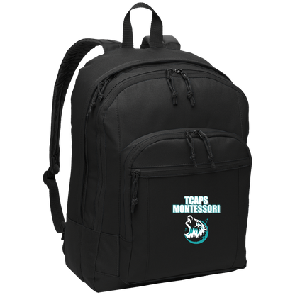 tcaps-montessori-echo-timberwolf-white-port-authority-basic-backpack — Black — Front — source sha256 a0a80c2669600b2fe1cffa10393a36296403e7f453eb515deb31cba39ec49d7e — Color position 1