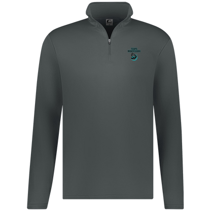 tcaps-montessori-echo-timberwolf-c2-mens-1-4-zip-pullover — Graphite — Front — source sha256 ee154dd54cda1d0e60d3f286ebb2be012bc9bf342ed740b80e55131479dbefea — Color position 4