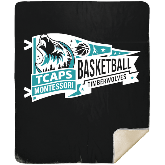 tcaps-montessori-heritage-pennant-white-mshm-premium-sherpa-blanket-50x60 — Black — Front — source sha256 708e4b297bd486a5cb1ff362052cf53bcbb71b75aa9e101ae7dcd99cd1f02d87 — Color position 1