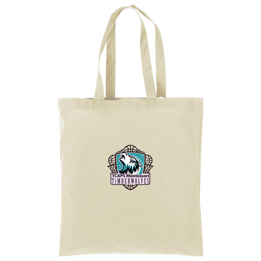 tcaps-montessori-howling-timberwolf-port-authority-core-cotton-tote — Natural — Front — source sha256 0e804562519bca8146c8af6108300c2b575334379c7bb6ea2a82a7bc793a79a4 — Color position 2