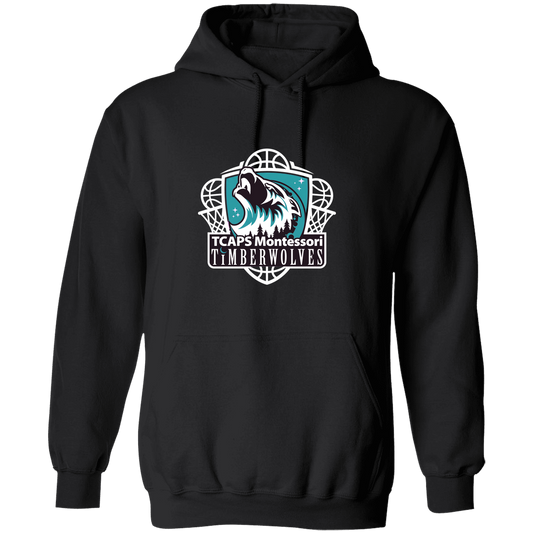 tcaps-montessori-howling-timberwolf-white-gildan-pullover-hoodie — Black — Front — source sha256 1f447e160e905367b29e11b9f9b346daa6b9a2ed53491940bbff789c65f9ee27 — Color position 1