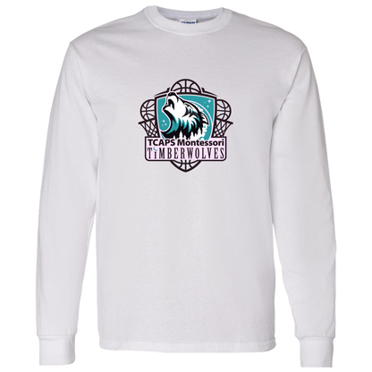 tcaps-montessori-howling-timberwolf-gildan-ls-t-shirt-5-3-oz — White — Front — source sha256 431d27564372e3d01987566e3441795a1271da2b1f08414a7af5fd4d730de025 — Color position 3