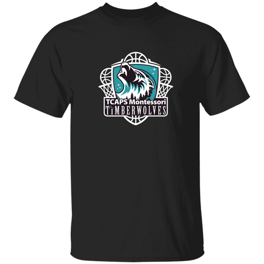 tcaps-montessori-howling-timberwolf-white-gildan-5-3-oz-t-shirt — Black — Front — source sha256 59ee43e9af88b3b699d00716f5228e5083b3e75fb4587d6b606943e5d1314181 — Color position 1