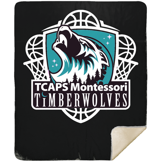 tcaps-montessori-howling-timberwolf-white-mshm-premium-sherpa-blanket-50x60 — Black — Front — source sha256 5f72a44feefdef740377cdd99fff2421451b5f9522823b0d5a47c7a553606447 — Color position 1