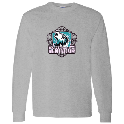 tcaps-montessori-howling-timberwolf-gildan-ls-t-shirt-5-3-oz — Sport Grey — Front — source sha256 95ce3804e21bbabf53f7e431527cd4695953bcb3161d0d6433f7f79523bd190d — Color position 5