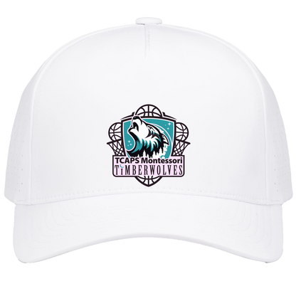 tcaps-montessori-howling-timberwolf-pacific-headwear-weekender-perforated-snapback-cap — White — Front — source sha256 d30249431df4c3c2f3cb37acba83dcf94a3da2902bbaaaa6f9ff96de6e713857 — Color position 6