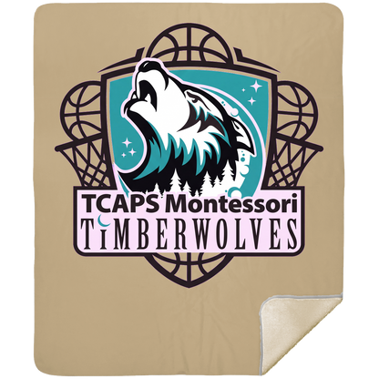 tcaps-montessori-howling-timberwolf-mshm-premium-sherpa-blanket-50x60 — Tan — Front — source sha256 d34361dc2c8351ac1c30f76f2cb5239fe917faff78338f60c85433a7beebe742 — Color position 5