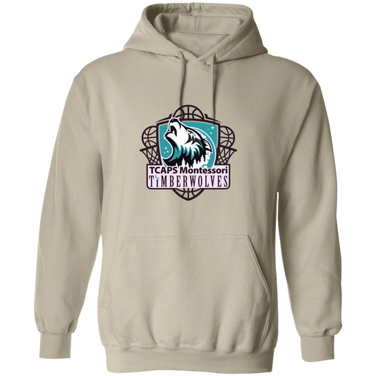 tcaps-montessori-howling-timberwolf-gildan-pullover-hoodie — Sand — Front — source sha256 d5e1a82afcd388de94a165a1ee04c1a9c7c48fd225f0f87e7e7be668ae814c21 — Color position 1
