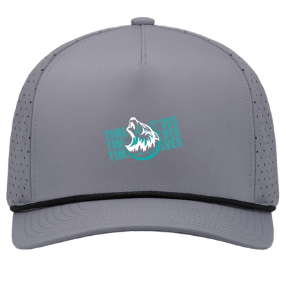 tcaps-montessori-logo-over-name-stack-white-pacific-headwear-weekender-perforated-snapback-cap — Graphite/Black — Front — source sha256 15369ba717dcb0a08bd51bcb5b26993b0b25d9d56282a3f498bc0b798b37eed0 — Color position 3