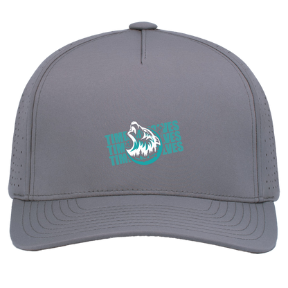 tcaps-montessori-logo-over-name-stack-white-pacific-headwear-weekender-perforated-snapback-cap — Graphite — Front — source sha256 499e6b3d151d64e2bfdbd6b9c4fe7ea86cbba3d1077fd6e708a05814e7e5e6c8 — Color position 4
