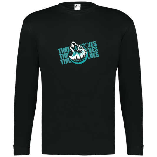 tcaps-montessori-logo-over-name-stack-white-c2-mens-performance-long-sleeve-tee — Black — Front — source sha256 49f2967727c27fb4dd1f3b8b506a7dc966e93645bfbb104251ec8be2c09a0d13 — Color position 1