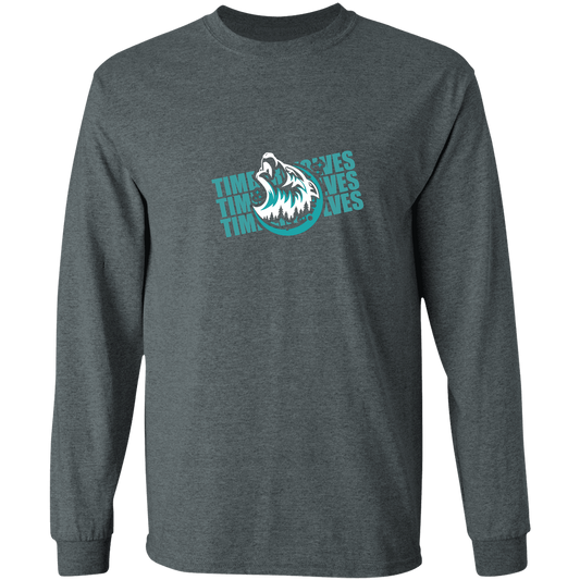 tcaps-montessori-logo-over-name-stack-white-gildan-ls-t-shirt-5-3-oz — Dark Heather — Front — source sha256 5ab9c7faa8dbc787f9eaaaa02f4ac32d7f8a83a52d27731ee7de1eb5e1a05038 — Color position 1