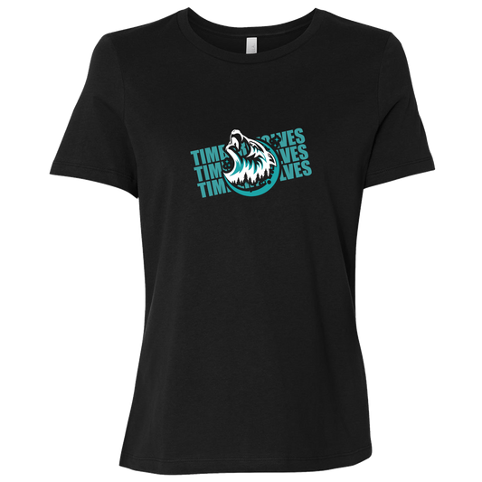 tcaps-montessori-logo-over-name-stack-white-bella-canvas-ladies-relaxed-jersey-short-sleeve-t-shirt — Black — Front — source sha256 71727e38d73c610ad4d17127303a40d496b0f2203b673dac15f6f49f608ab8c7 — Color position 1