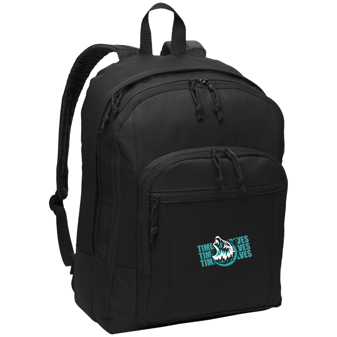 tcaps-montessori-logo-over-name-stack-white-port-authority-basic-backpack — Black — Front — source sha256 7460d9db8e6c43d8987e671b9e9cfb564f5f497ae4622dcd59910a6f8ecee51c — Color position 1