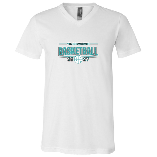 tcaps-montessori-season-arc-bella-canvas-unisex-jersey-ss-v-neck-t-shirt — White — Front — source sha256 00bebe268572a36b83d5726582c7bc6c100262538729a7bea59013743e25394e — Color position 1