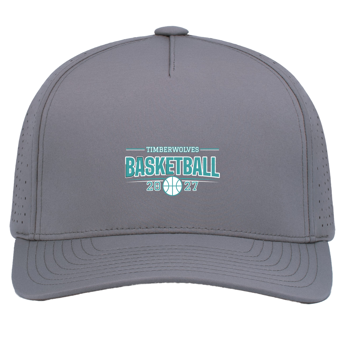 tcaps-montessori-season-arc-white-pacific-headwear-weekender-perforated-snapback-cap — Graphite — Front — source sha256 0a6a75badbf35f376fb4f37aa6b64c62f3ea861e12d27519fe3dd51bf0069d5c — Color position 4
