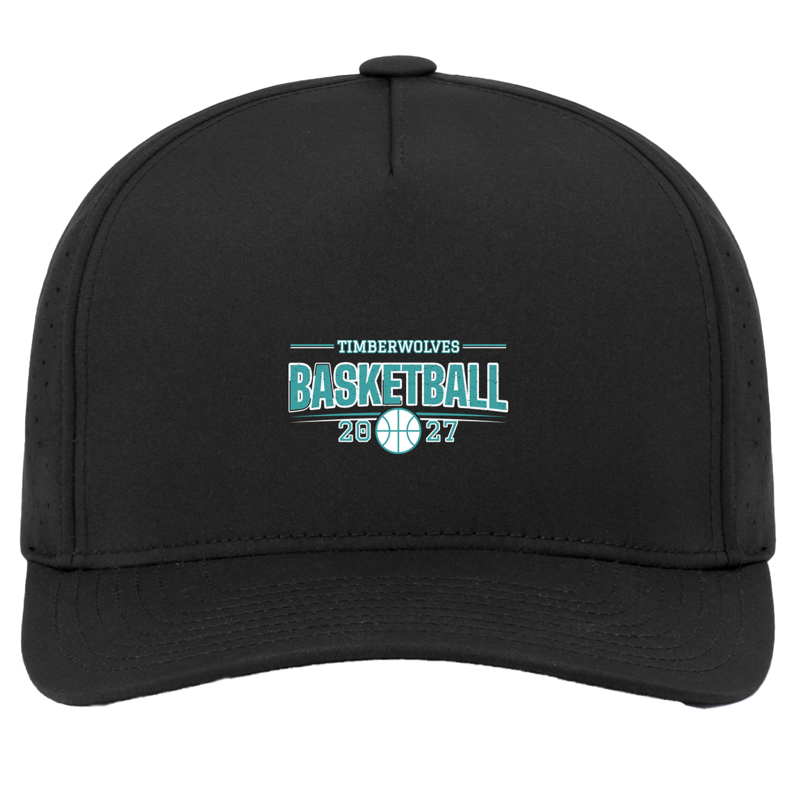 tcaps-montessori-season-arc-white-pacific-headwear-weekender-perforated-snapback-cap — Black — Front — source sha256 0df2c7dbc7ba7b44dcef5de66dd2f92882ed18c497771a27f7a54f56327fd4ff — Color position 2
