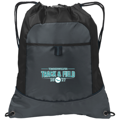 tcaps-montessori-season-arc-2-white-port-authority-pocket-cinch-pack — Deep Smoke/Black — Front — source sha256 075412a6f8940daa4bd040d875fd11825692b2f5ffd49eced27bb484d9de4ed2 — Color position 1