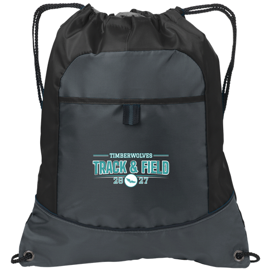 tcaps-montessori-season-arc-2-white-port-authority-pocket-cinch-pack — Deep Smoke/Black — Front — source sha256 075412a6f8940daa4bd040d875fd11825692b2f5ffd49eced27bb484d9de4ed2 — Color position 1