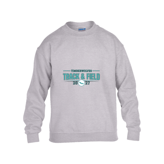 tcaps-montessori-season-arc-2-gildan-kids-heavy-blend-fleece-crew — Grey — Front — source sha256 2037d6938b837fd9b68b220e8735768f7820a46e6e73a01eba2e29cbb9682565 — Color position 3
