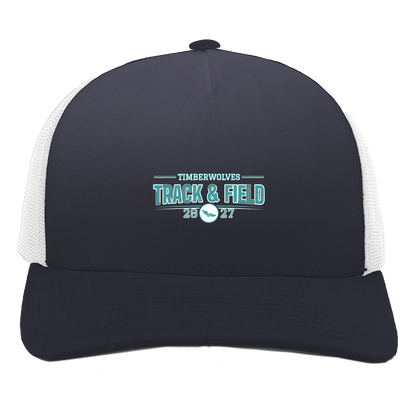 tcaps-montessori-season-arc-2-white-pacific-headwear-5-panel-trucker-snapback-cap — Navy/White — Front — source sha256 29a7e2be03ada50b5da08991e1351de463a8fcbe2700f8542e91c2b8410d6e26 — Color position 1