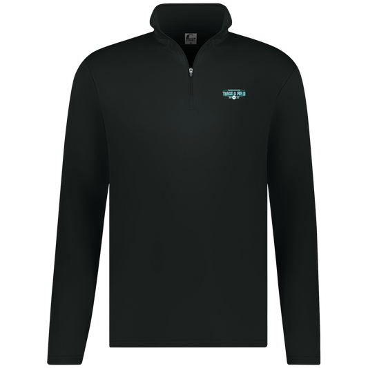 tcaps-montessori-season-arc-2-white-c2-mens-1-4-zip-pullover — Black — Front — source sha256 483a2e13aed7c584811a06f493fd598adcf9c00282d3e60f37f49574a3921550 — Color position 1