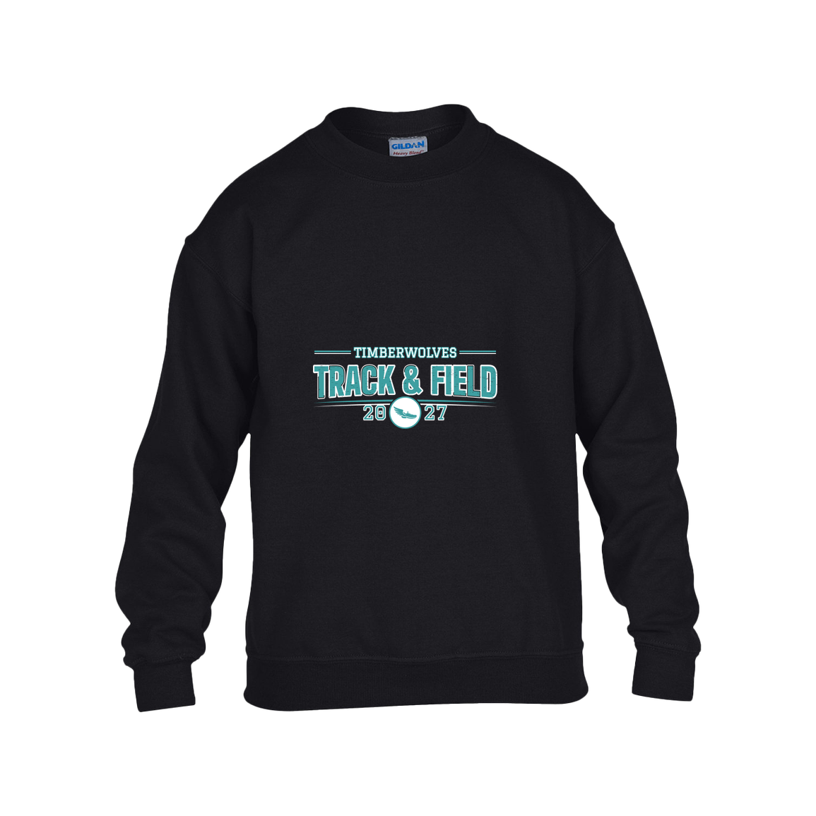 tcaps-montessori-season-arc-2-white-gildan-kids-heavy-blend-fleece-crew — Black — Front — source sha256 67d6c882718c67f7e4a2748f0d4ab4be992169920c92c3407f80affa3c091a1c — Color position 1