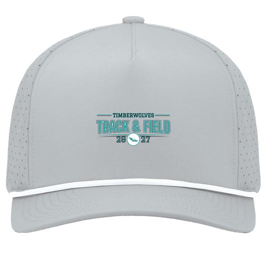 tcaps-montessori-season-arc-2-pacific-headwear-weekender-perforated-snapback-cap — Silver/White — Front — source sha256 7a6a7b602279f38c7b88662352e1425b2a9a5b2c0ef96729d769568981ab15da — Color position 5