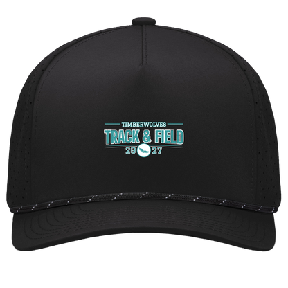 tcaps-montessori-season-arc-2-white-pacific-headwear-weekender-perforated-snapback-cap — Black/Black — Front — source sha256 9554d130bb6c938faf69b8a3a98475028743c6826ed452a81f815ea0e76f53bf — Color position 1