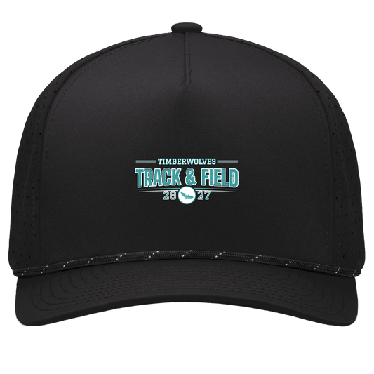 tcaps-montessori-season-arc-2-white-pacific-headwear-weekender-perforated-snapback-cap — Black/Black — Front — source sha256 9554d130bb6c938faf69b8a3a98475028743c6826ed452a81f815ea0e76f53bf — Color position 1