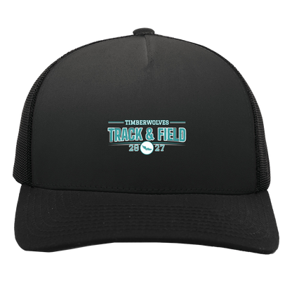 tcaps-montessori-season-arc-2-white-pacific-headwear-5-panel-trucker-snapback-cap — Black/Black — Front — source sha256 9d478c6e9a13c121cd2b4b99ca41542d1588ea0fa74ee30567c7be3366feefea — Color position 2