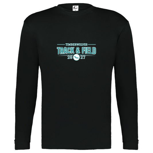 tcaps-montessori-season-arc-2-white-c2-kids-performance-long-sleeve-tee — Black — Front — source sha256 bef0734f236cec006000ce78c57c5eb0f4fe3963254b0e42ece6e4688a6b7f41 — Color position 1
