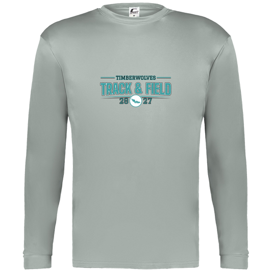 tcaps-montessori-season-arc-2-c2-mens-performance-long-sleeve-tee — Silver — Front — source sha256 dcd31c0104f0d5735a976c4ada76accbee189aecd0b3ca8e87373c271525aa2b — Color position 3
