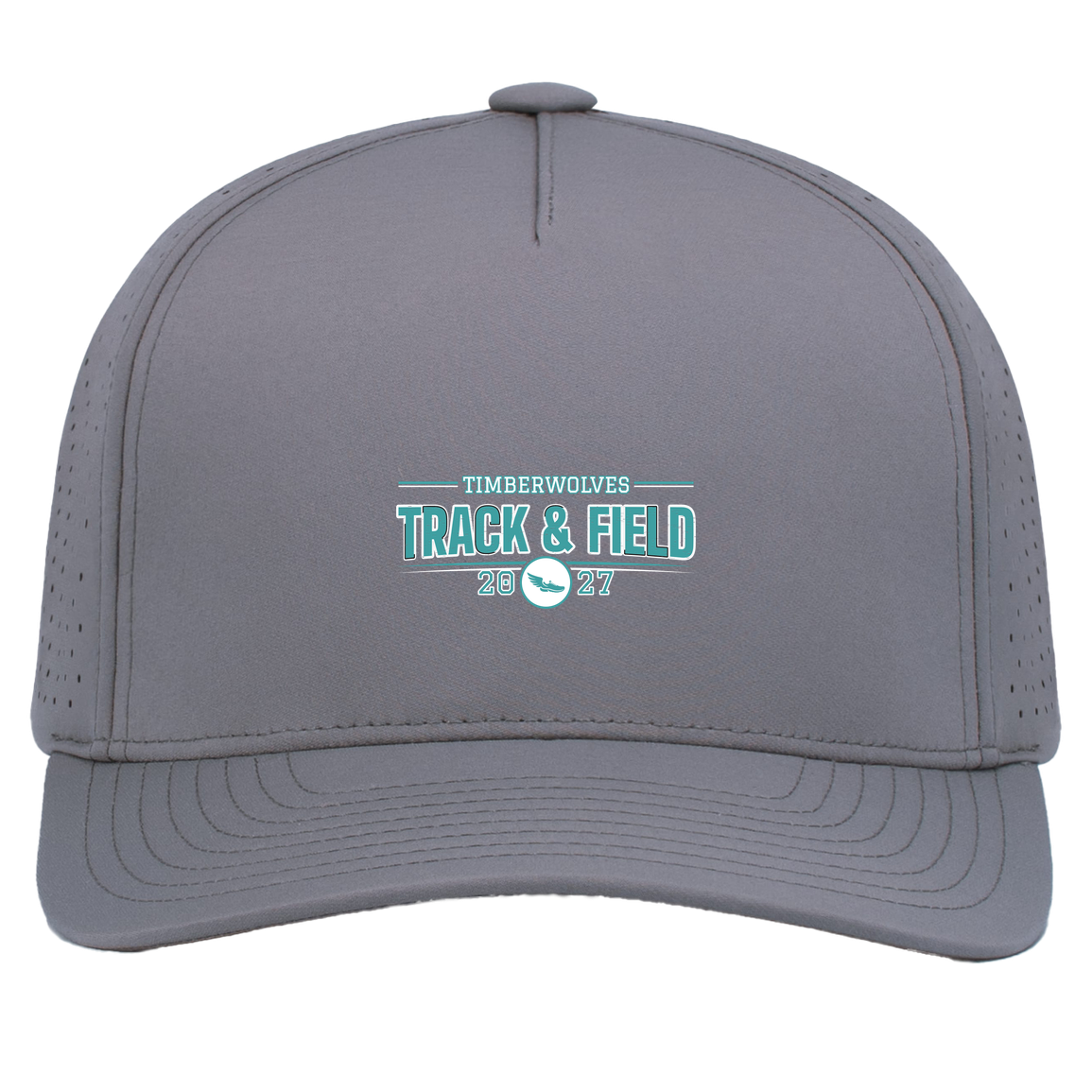 tcaps-montessori-season-arc-2-white-pacific-headwear-weekender-perforated-snapback-cap — Graphite — Front — source sha256 ede6208852d814fee57faeaa24e23c6377612b4d9f6128e80a67c191d2e35290 — Color position 4